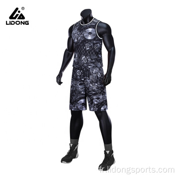 Conception uniforme de basket-ball sublimation pour l&#39;équipe